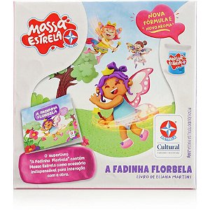 Livro brinquedo ilustrado A fadinha florbela com massa Kit 3005101300014 Estrela