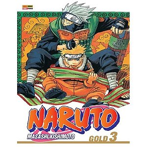 Livro manga Naruto gold edition n.03 Unidade Amaxr003r Panini