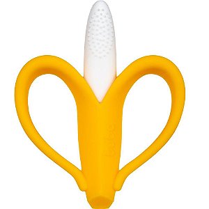 Produto para bebe Massageador de gengiva banana Unidade 16166 Buba