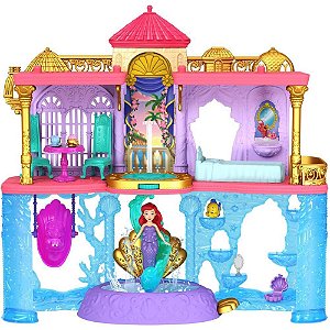 Boneca disney Princesa mini castelo da ariel Unidade Hlw95 Mattel