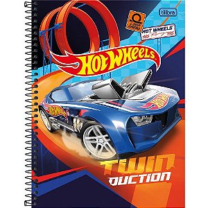 Caderno 01x1 capa dura Hot wheels 80fls. Pct.c/04 310123 Tilibra