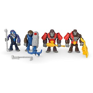 Imaginext Gorilas fig. c/ acess. 4-pack Unidade Hml57 Mattel