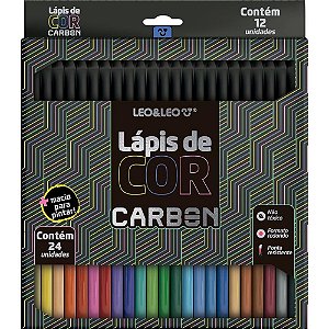 Lapis de cor redondo Carbon line 24 cores Pct.c/06 4431 Leonora
