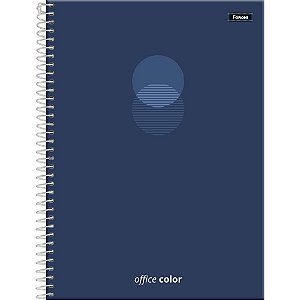 Caderno 01x1 capa dura Office color  80f Pct.c/04 9565 Foroni