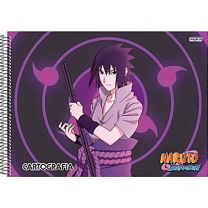 Caderno desenho univ capa dura Naruto 60f Pct.c/05 10369 Sd inovacoes