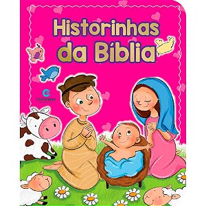 Livro infantil ilustrado Historias da biblia rosa Unidade 070120107 Culturama