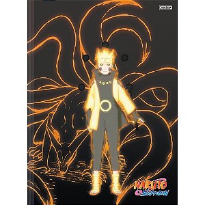 Caderno brochura 1/4 capa dura Naruto 80f Pct.c/05 10502 Sd inovacoes