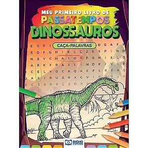 Livro de atividades Passatempo dinossauros 4titulo Pct.c/04 35984 Bicho esperto