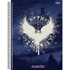 Caderno 10x1 capa dura Nordic 160f Pct.c/04 10265 Sd inovacoes