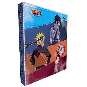 Fichario de pvc Naruto p/cards univ.40mm Unidade 4422 Dac