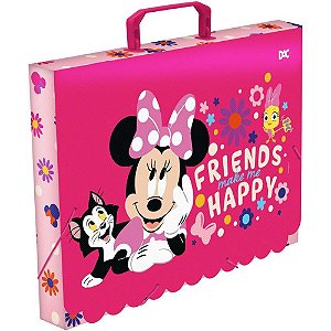 Maleta plastica com alca decor Minnie oficio 40mm Unidade 4290 Dac