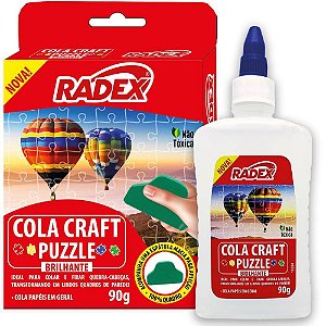 Quebra-cabeca acessorios Cola craft puzzle bril.esp 90g Unidade 10849 Radex