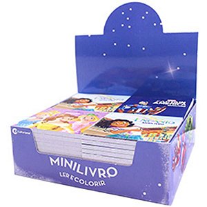 Livro infantil colorir Mini livros disney e marvel Dp.c/48 020870201 Culturama