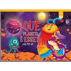 Livro infantil ilustrado Pop-up que planeta e esse  16p Unidade 9473 Vale das letras