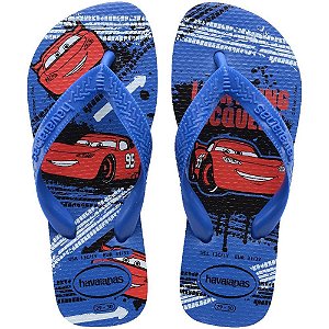 Chinelo havaianas infantil Kids cars 31/2 azul estrela Par 9438 Havaianas