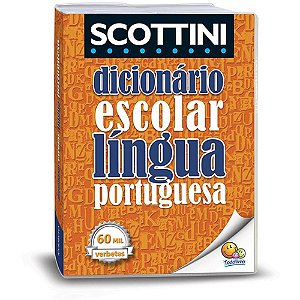 Dicionario portugues Scottini 60.000 verbetes 848p Unidade 1133780 Todolivro