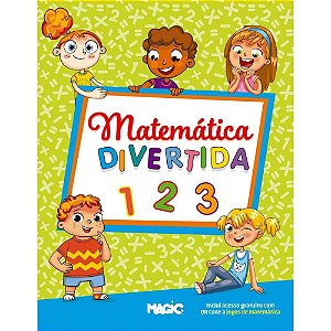 Livro cartilha Matematica divertida 20x27cm Unidade 95620 Magic kids