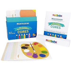 Livro de atividades Escolinha montessori cores box Unidade 1157132 Todolivro