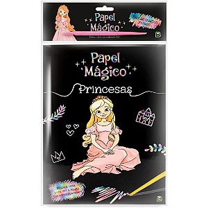 Papel a4 color Papel magico princesas 5fls Pacote 1168061 Todolivro