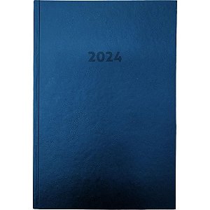 Agenda 2024 Diaria 328f. 138x200mm azul Pct.c/04 75501-24 Jandaia