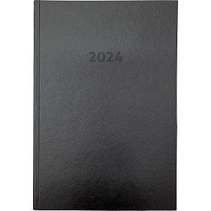 Agenda 2024 Diaria 328f. 138x200mm preta Pct.c/04 75502-24 Jandaia