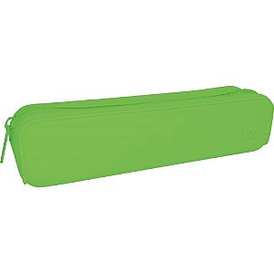 Estojo silicone Verde 1 ziper Pct.c/03 27976.vd Acp