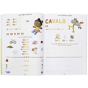 Livro cartilha Caminho da alfabetiz.96p.20x27 Unidade 1160915 Todolivro