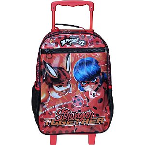 Mochila infantil com rodinha Miraculous easy g vm Unidade 60744 Dermiwil