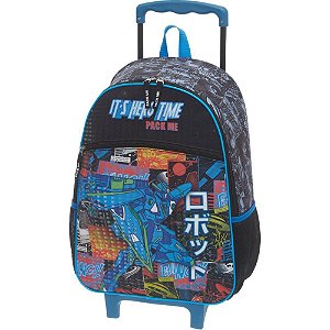 Mochila infantil com rodinha Pack me hero Unidade 998ah01 Pacific