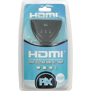 Acessório De Tecnologia Chave Seletora Hdmi 3Entx1Said Santana Centro