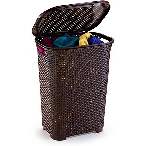 Acessório Para Casa Cesto Rattan Marrom 30Lts Monte Libano