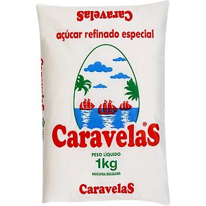 Açúcar Caravelas Refinado 1Kg Caravelas