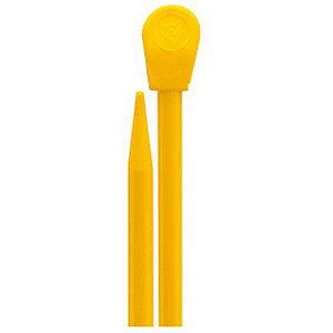 Agulha Para Tricô Milward 25Cm N.6 Amarelo Coats Corrente