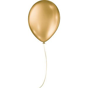 Balão Metalizado N.090 Dourado São Roque