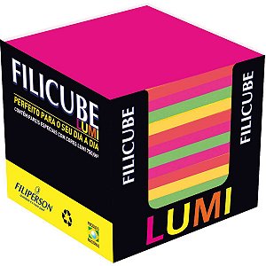 Bloco Para Recado Filicube 8X8Cm. 85G. Lumi Filiperson