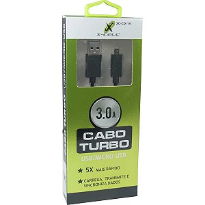 Cabo Usb Micro Usb 3.0 V8 2Mts. Flex
