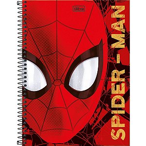 Caderno 01X1 Capa Dura 2021 Spider-Man 80Fls. Tilibra