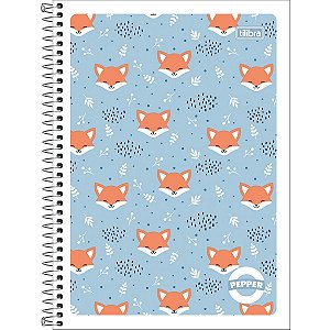 Caderno 01X1 Flexivel 2021 Pepper Feminino 80 Folhas Tilibra