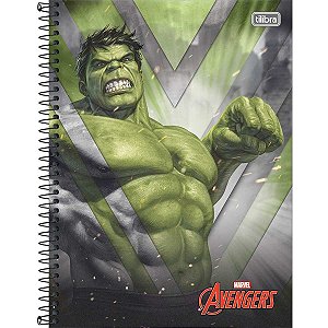 Caderno 10X1 Capa Dura 2021 Avengers Assemble 160Fls. Tilibra