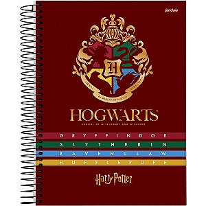 Caderno 10X1 Capa Dura 2021 Harry Potter College 160Fls. Jandaia