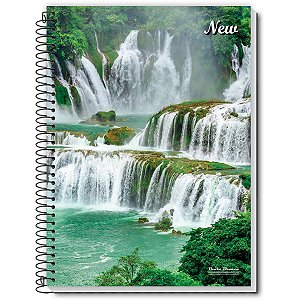 Caderno 10X1 Capa Dura 2021 New 200Fls. Pauta Branca