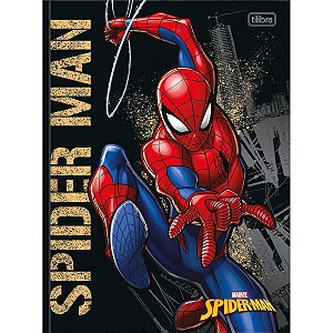Caderno Brochurao Capa Dura Spider-Man 80Fls. Tilibra