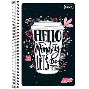 Caderno Espiral 1/4 Flexivel D+ 48 Folhas Tilibra