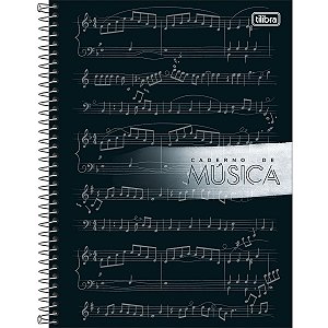 Caderno Musica Universitario Capa Dura 80Fls. Tilibra