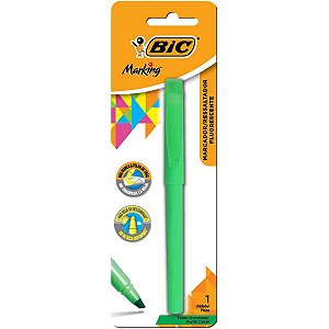 Caneta Marca Texto Brite Liner Verde Bic