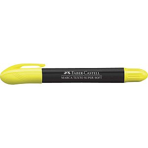 Caneta Marca Texto Supersoft Gel Amarelo Faber-Castell