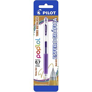 Caneta Retratil Emborrachada Bl-Pl-7 Pop Lol 0.7Mm Vl.metal Pilot