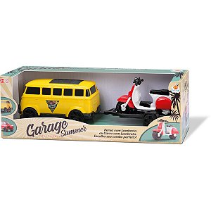 Carrinho Garage Summer Furgao Cores Sor Orange Toys