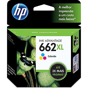 Cartucho Original Hp 662Xl Colorido Ink Advantage Hp