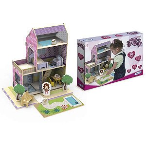 Casinha De Boneca Little House Verao 50Pcs Mad. Xalingo